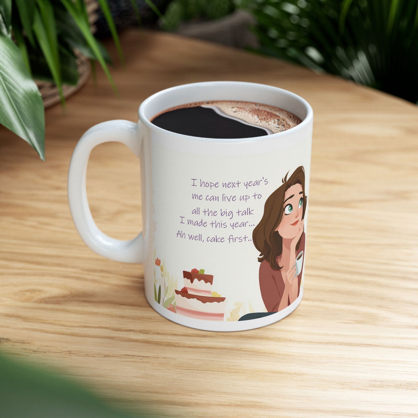 Charming Floral Coffee Mug | Perfect Gift for Moms, Friends, or Birthdays | Cheerful Drinkware for Home & Office, 11oz & 15oz Options