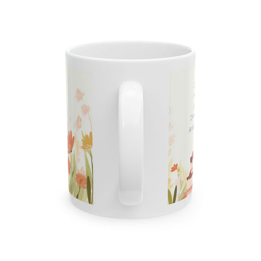 Charming Floral Coffee Mug | Perfect Gift for Moms, Friends, or Birthdays | Cheerful Drinkware for Home & Office, 11oz & 15oz Options